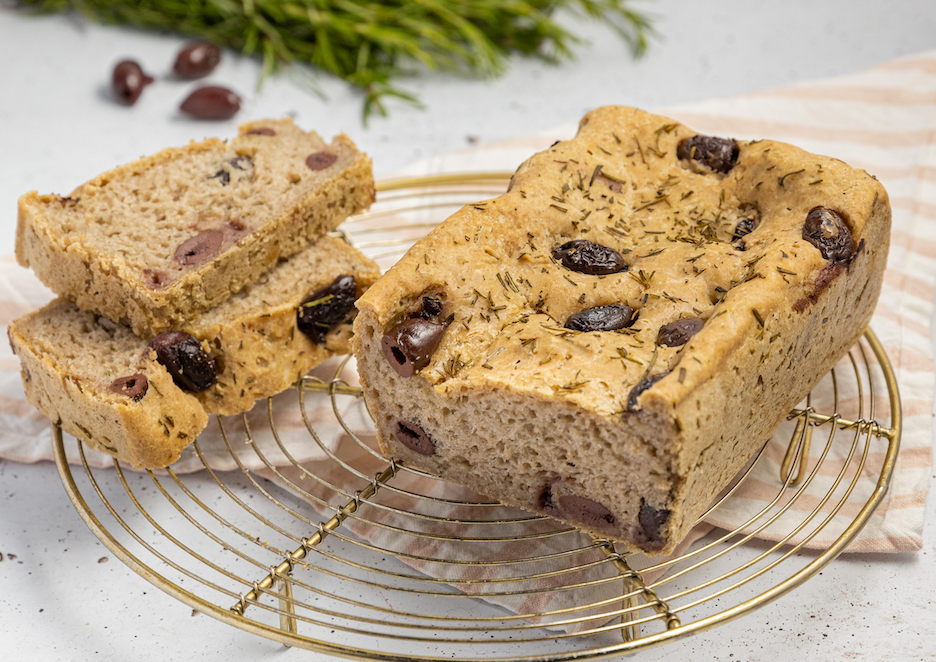 Vegan Olive & Rosemary Bread