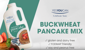 buckwheat pancake gluten free yesyoucan front image product photo