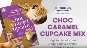 choc caramel cupcake vegan yesyoucan australia gluten dairy free egg soy peanut free cake cupcake