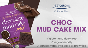 chocolate mud cake yesyoucan australia gluten dairy free egg soy cupcake fodmap friendly