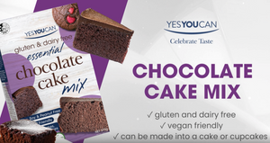 essential chocolate cake mix yesyoucan australia gluten dairy free cake cupcake frosting fodmap baking