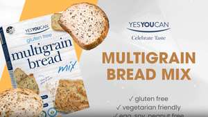 yesyoucan australia multigrain bread gluten free fibre protein egg soy peanut free