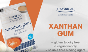 yesyoucan australia gluten free dairy free  fodmap friendly fibre protein xanthan gum soy free low carb keto calorie free binding agent