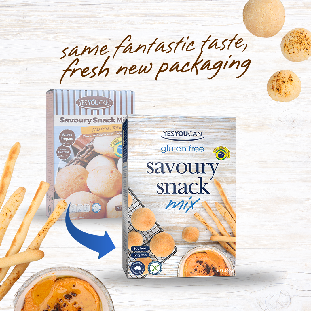 yesyoucan australia gluten free savoury snack soy free egg free pao de queijo brazil bread